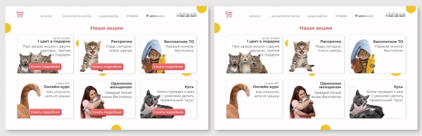 
                    Как улучшить сайт по продаже котов? Поиграем в угадайку A/B-тестов            